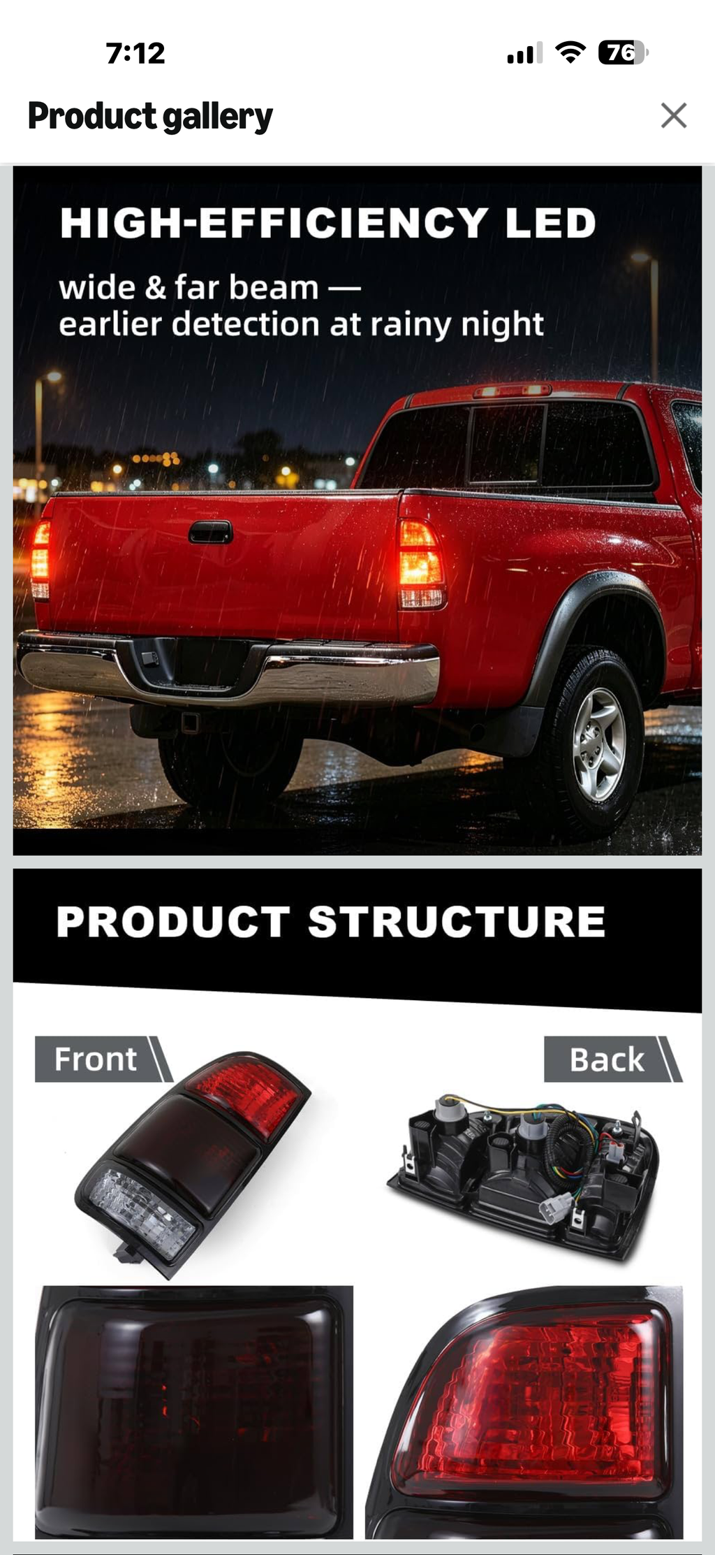 MOUTUX Tail Lights Compatible with Toyota Tundra Regular Cab & Access Cab 2000-2006 Fit Fleetside Bed Models Rear Brake Lamp Assembly with Wiring Harness 815600C010, 815500C010, TO2800129 Luz Trasera

Brand MOTUX
Color smoky
Specific Uses For Product Rear