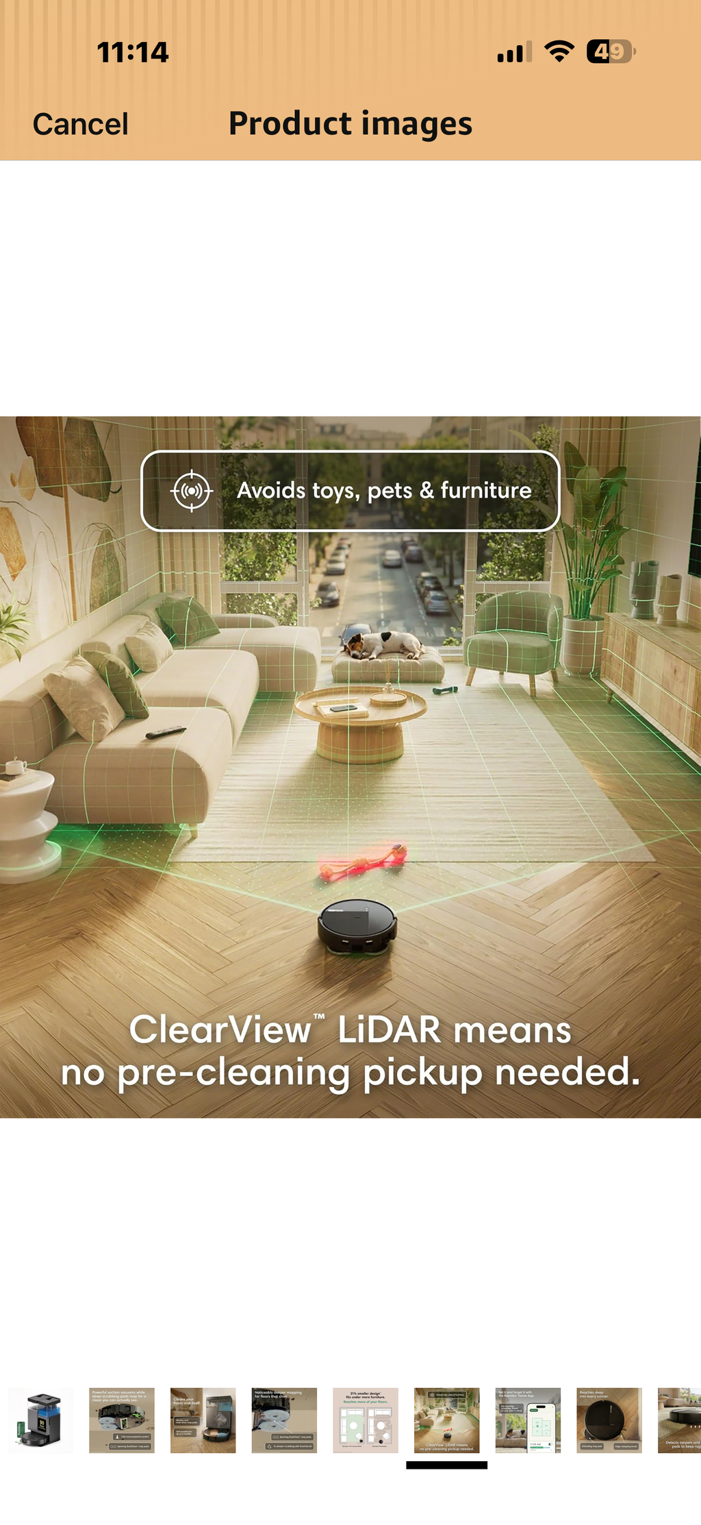 iRobot Roomba Plus 415X Combo Robot Vacuum & Mop + AutoWash Dock, Self‑Cleaning & Heated Dry, Auto‑Empty up to 90 Days, 140x Power-Lifting Suction, 2X Deeper Mopping, Ideal for Homes with Pets & Kids

Brand iRobot
Model Name 415X
Surface Recommendation Ca