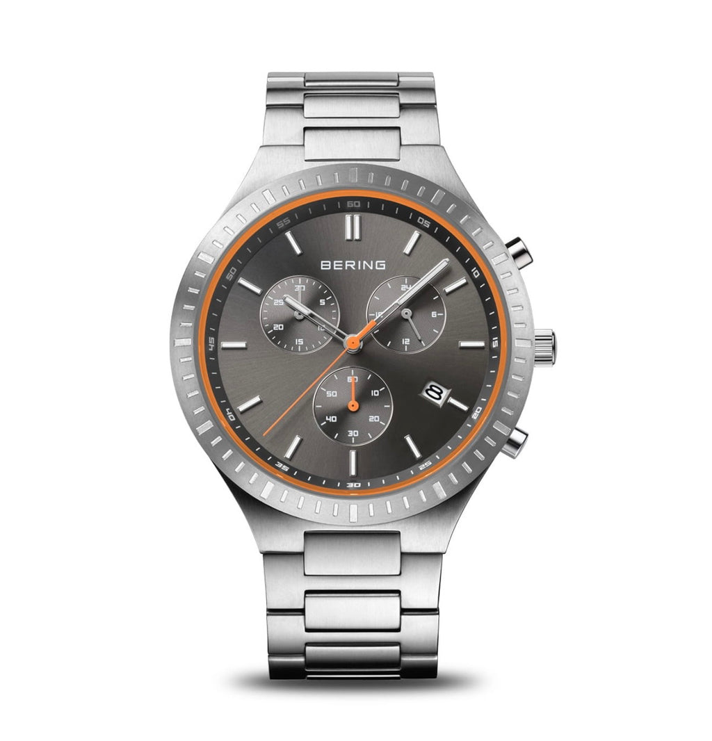Titan Chrono | brushed silver | 11743-709
Used good condition 
Product information "Titan Chrono | brushed silver | 11743-709"
With this watch you go through thick and thin - Ultra light, extremely resistant,