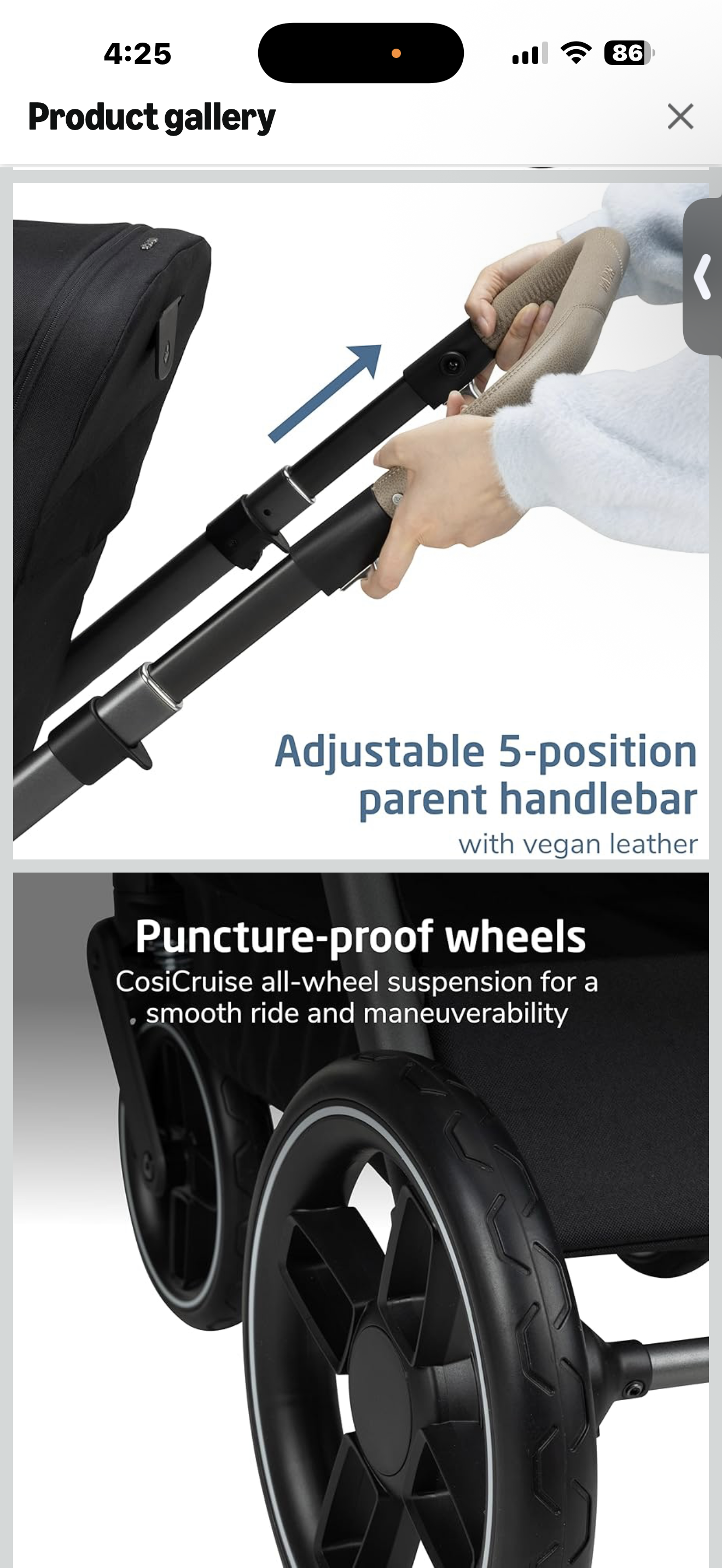 Maxi-Cosi Oxford Modular Stroller, Caspian Caviar

MAXI-COSI OXFORD MODULAR STROLLER With its tailored style, this luxury stroller adapts to the changing needs of your family, with 4 modes of use and an extra-roomy seat that fits a child up to 55 lbs. and