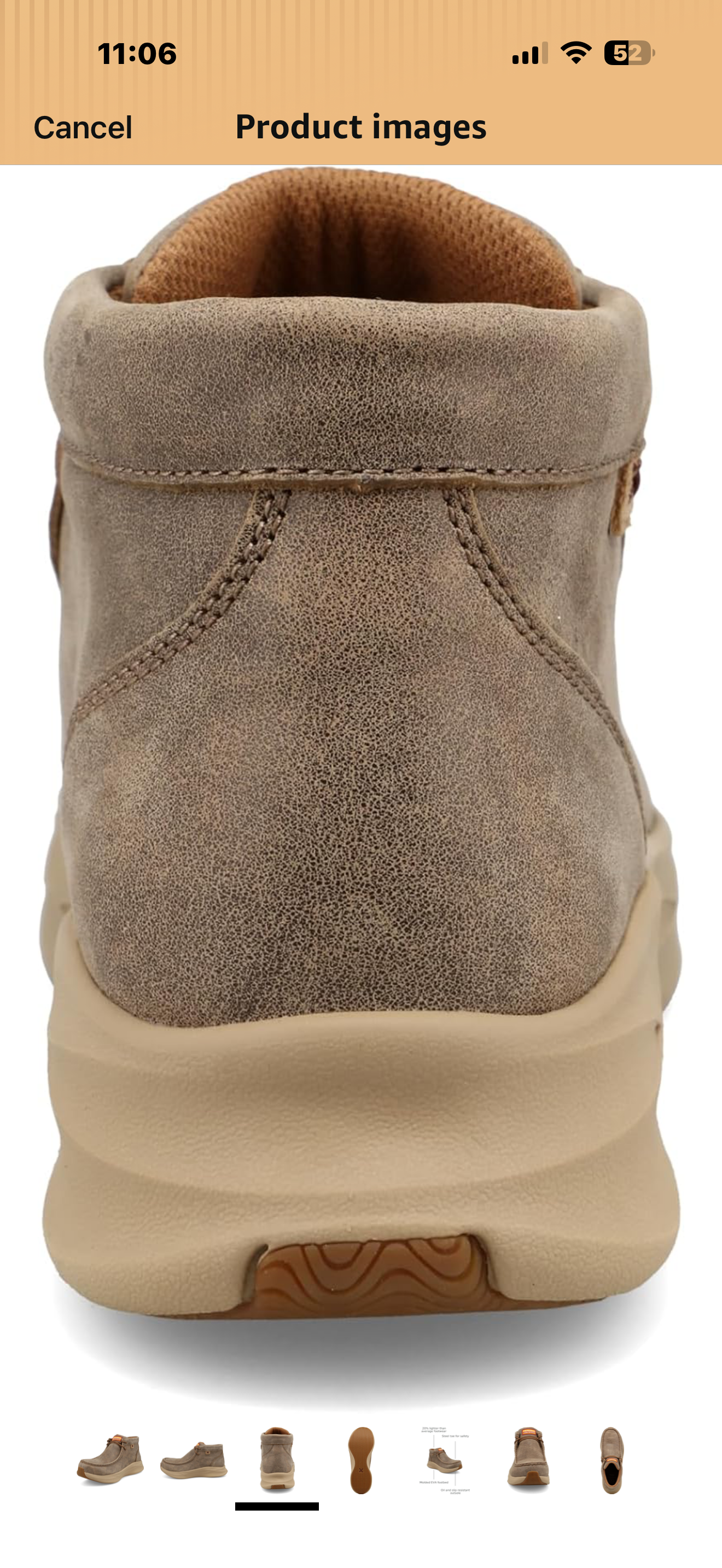 Twisted X womens Ultralite X Steel Toe Work Shoe

Color: Bomber
Size:
9.5

PREMIUM LEATHER: 4" Mid Top with Leather Upper and Moc Toe
SAFETY TOE: Steel toe (ASTM F2413-24 I/C EH SRO)
LIGHTWEIGHT: UltraLite X utilizes a unique EVA compound to create footwe