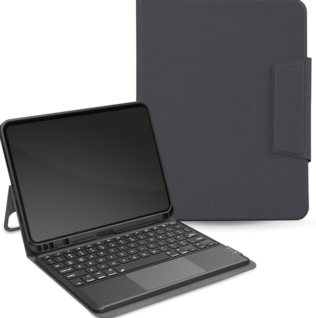 Incipio - Keyboard Folio for iPad Pro 12.9, Slim Protective Case with Magnetic Closure, 4ft Drop Protection & Sleek Durable Case (Silver Gray)

Compatibility: Specifically designed for the iPad Pro 12.9" (M4), ensuring a perfect fit, full functionality, a