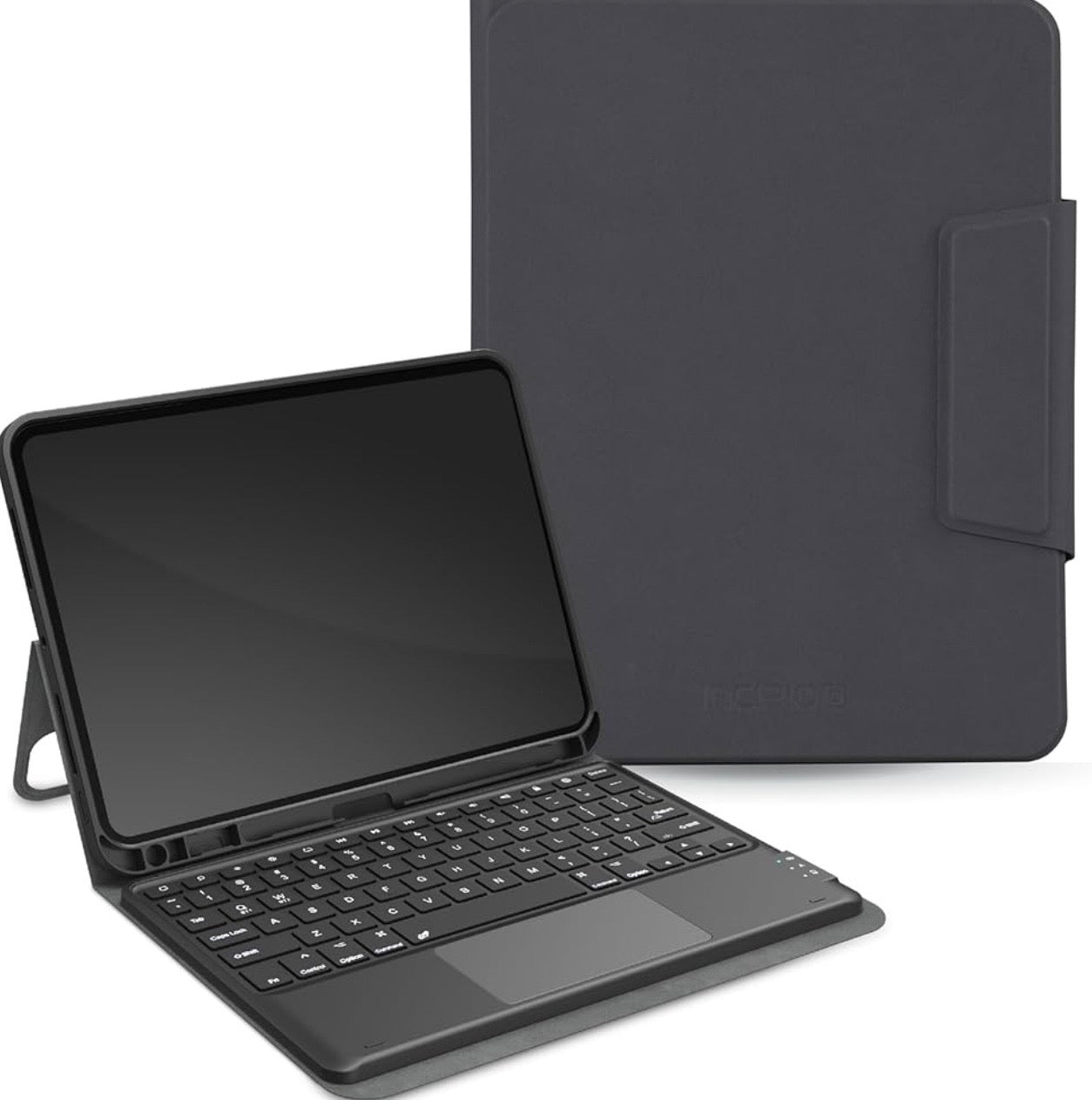 Incipio - Keyboard Folio for iPad Pro 12.9, Slim Protective Case with Magnetic Closure, 4ft Drop Protection & Sleek Durable Case (Silver Gray)

Compatibility: Specifically designed for the iPad Pro 12.9" (M4), ensuring a perfect fit, full functionality, a