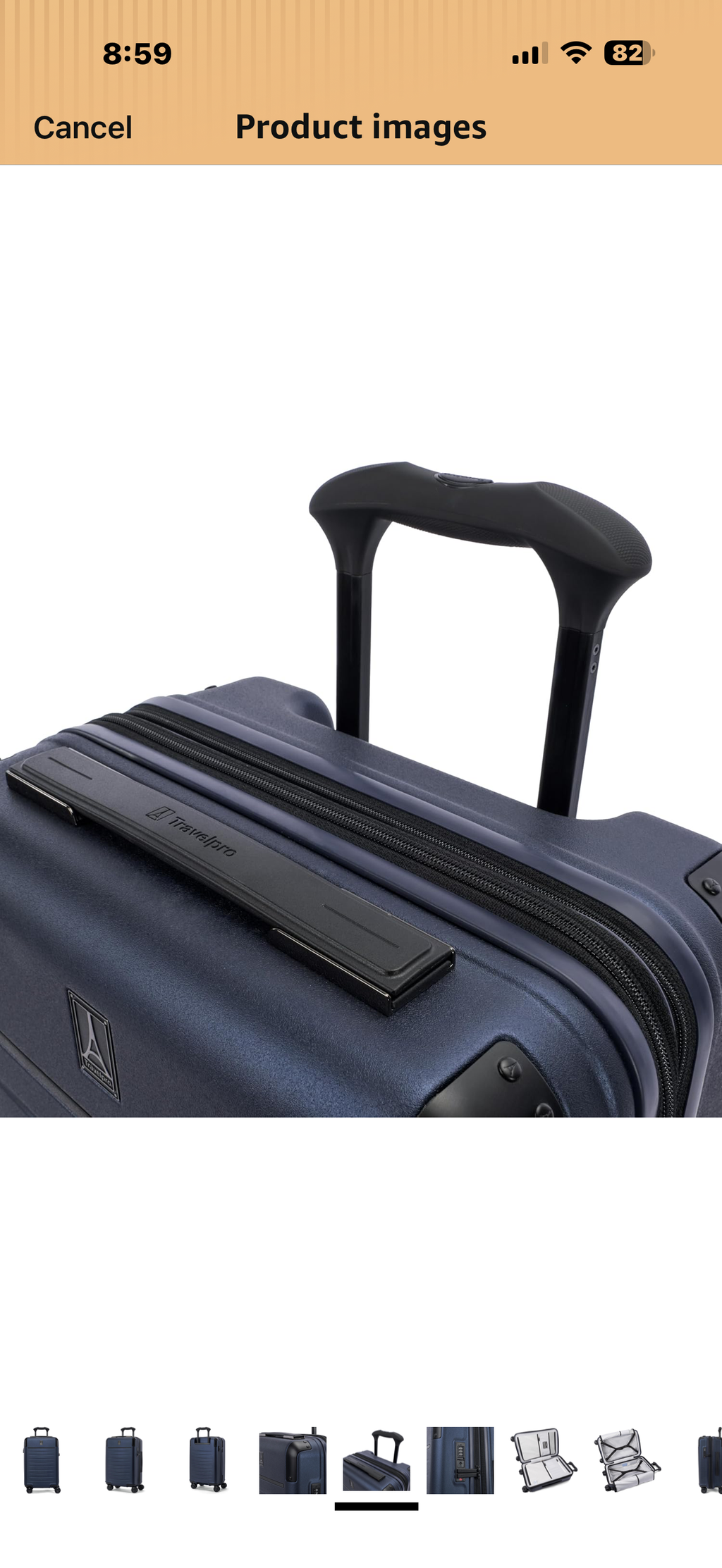 Travelpro Platinum Elite Hardside Expandable Carry on Luggage, 8 Wheel Spinner, TSA Lock, Hard Shell Polycarbonate Suitcase, Aviator Navy, Carry on 21-Inch

EFFORTLESS PRECISION ROLLING — The exclusive PrecisionGlide System combines eight 360° MagnaTrac s
