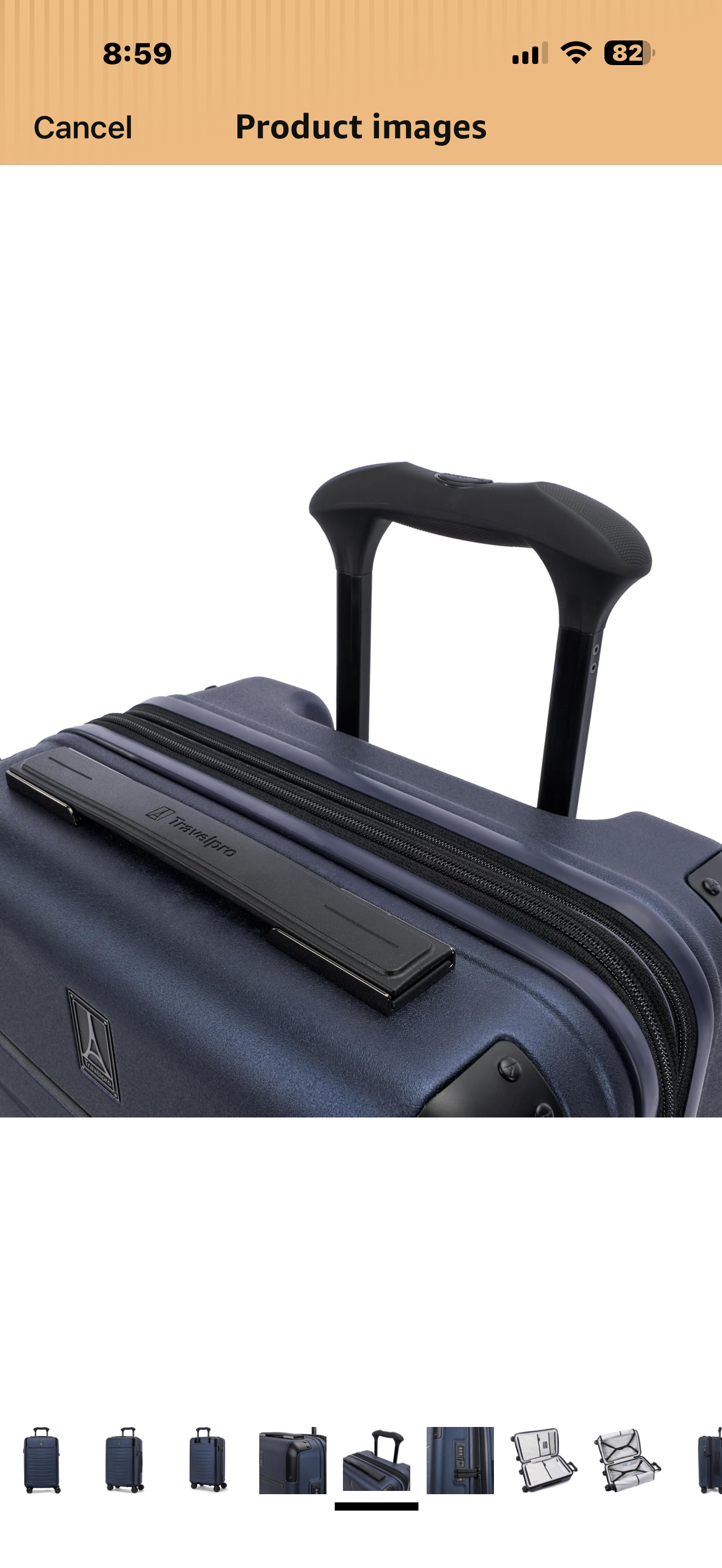 Travelpro Platinum Elite Hardside Expandable Carry on Luggage, 8 Wheel Spinner, TSA Lock, Hard Shell Polycarbonate Suitcase, Aviator Navy, Carry on 21-Inch

EFFORTLESS PRECISION ROLLING — The exclusive PrecisionGlide System combines eight 360° MagnaTrac s