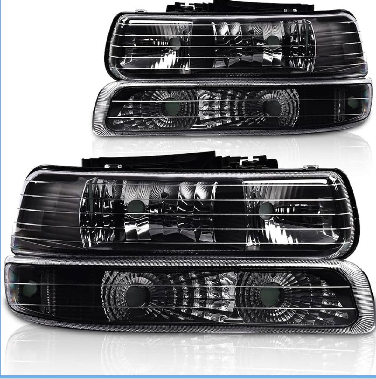 Black Housing Headlights Assembly Compatible with 1999-2002 Chevy Silverado 1500 2500/01-02 Silverado 1500HD 2500HD 3500/00-06 Tahoe Suburban 1500 2500 (W/O Bulbs
Size: Fit Chevy Silverado 1999-2002
 
Fit Dodge Ram 2006-2009(LED)
$199.99$199.99
In Stock