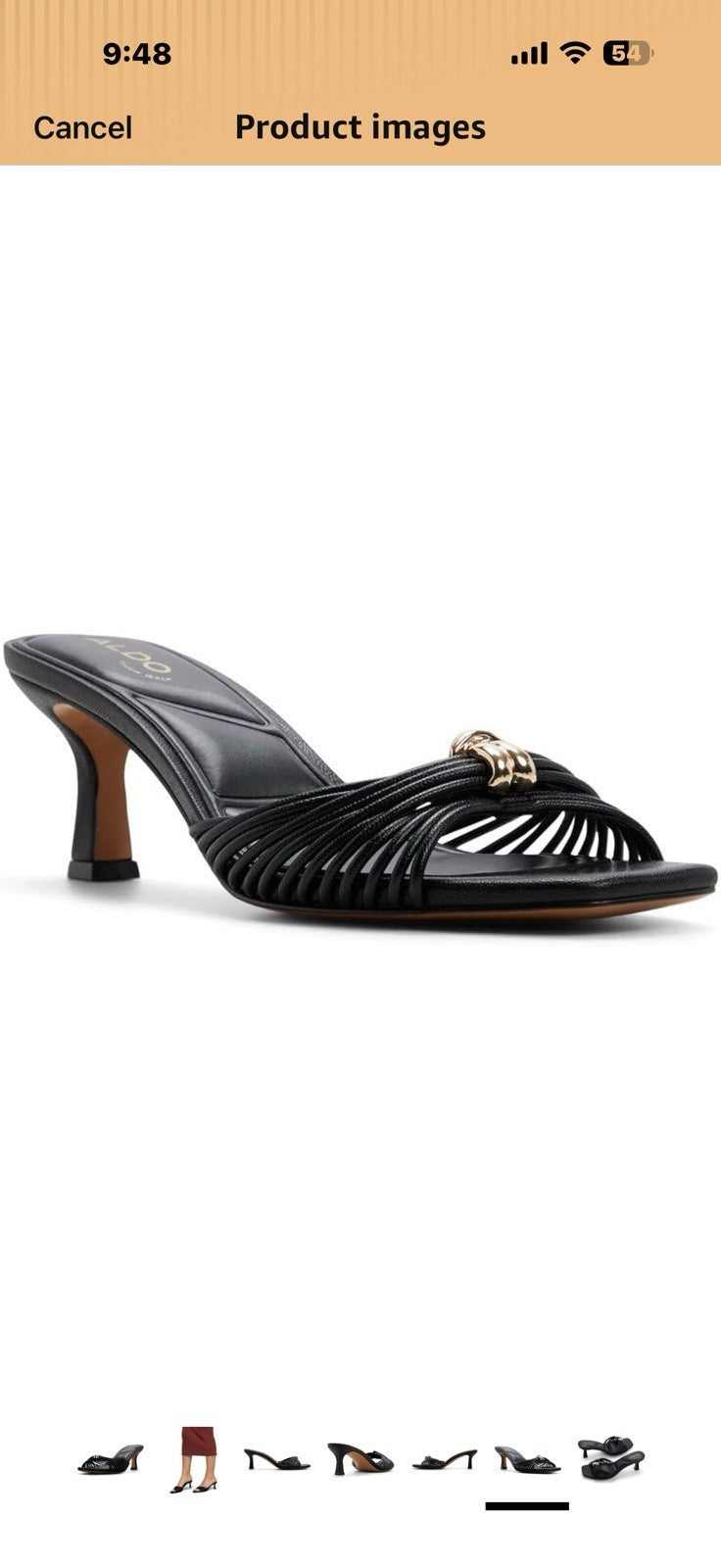 ALDO Women's Arianne Open-Toe Heeled Mule Size 11
