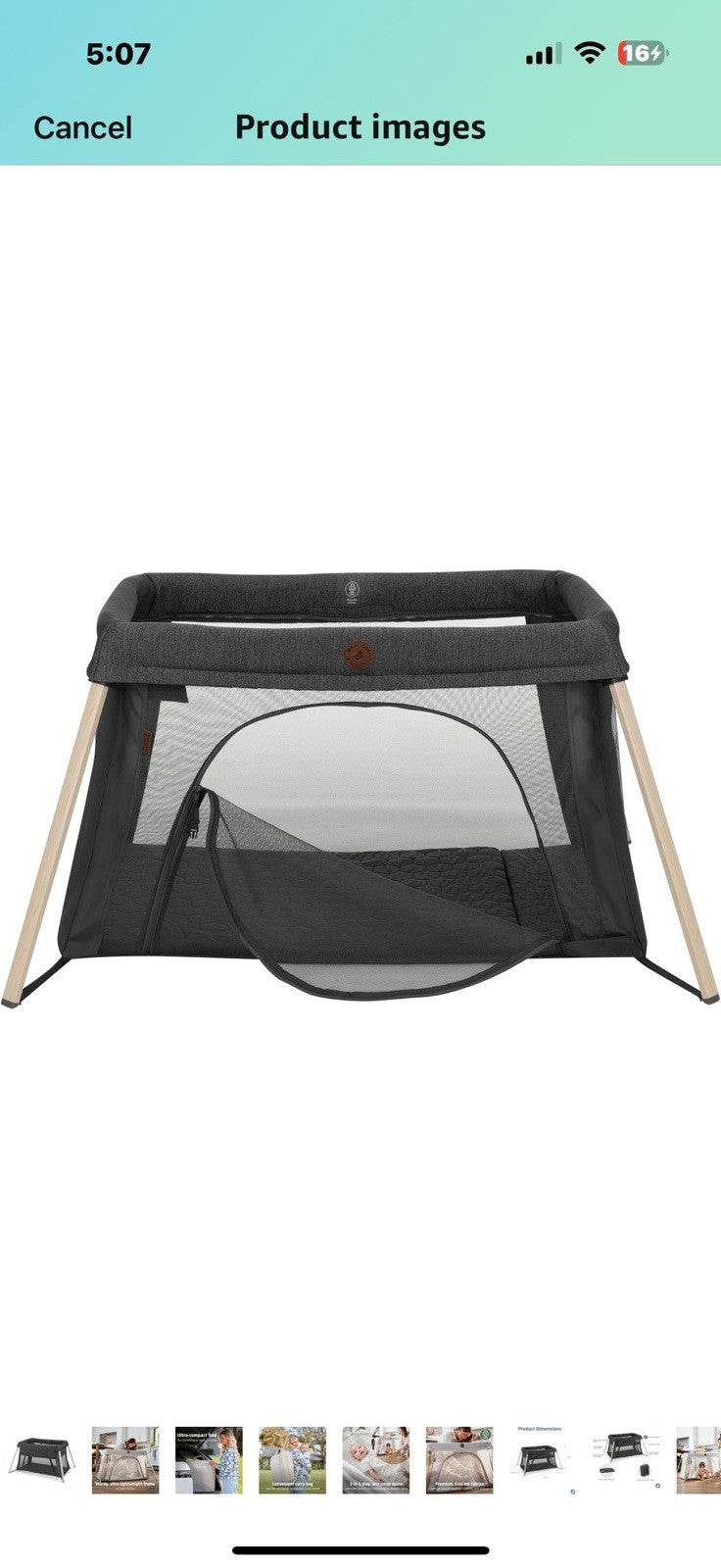 Maxi-Cosi Calao Travel Play Yard, Infant Bassinet, Toddler Playpen,