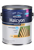 TotalBoat Halcyon Water-Based Marine Varnish | Fast-Drying Polyurethane