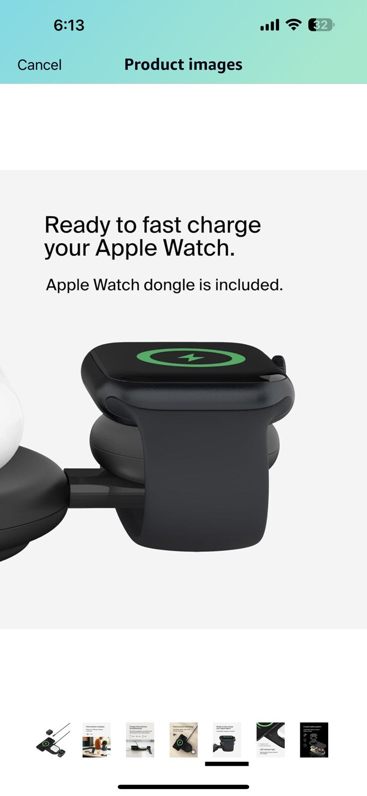Belkin BoostCharge Pro 3-in-1 MagSafe-Compatible Wireless Charging Pad 