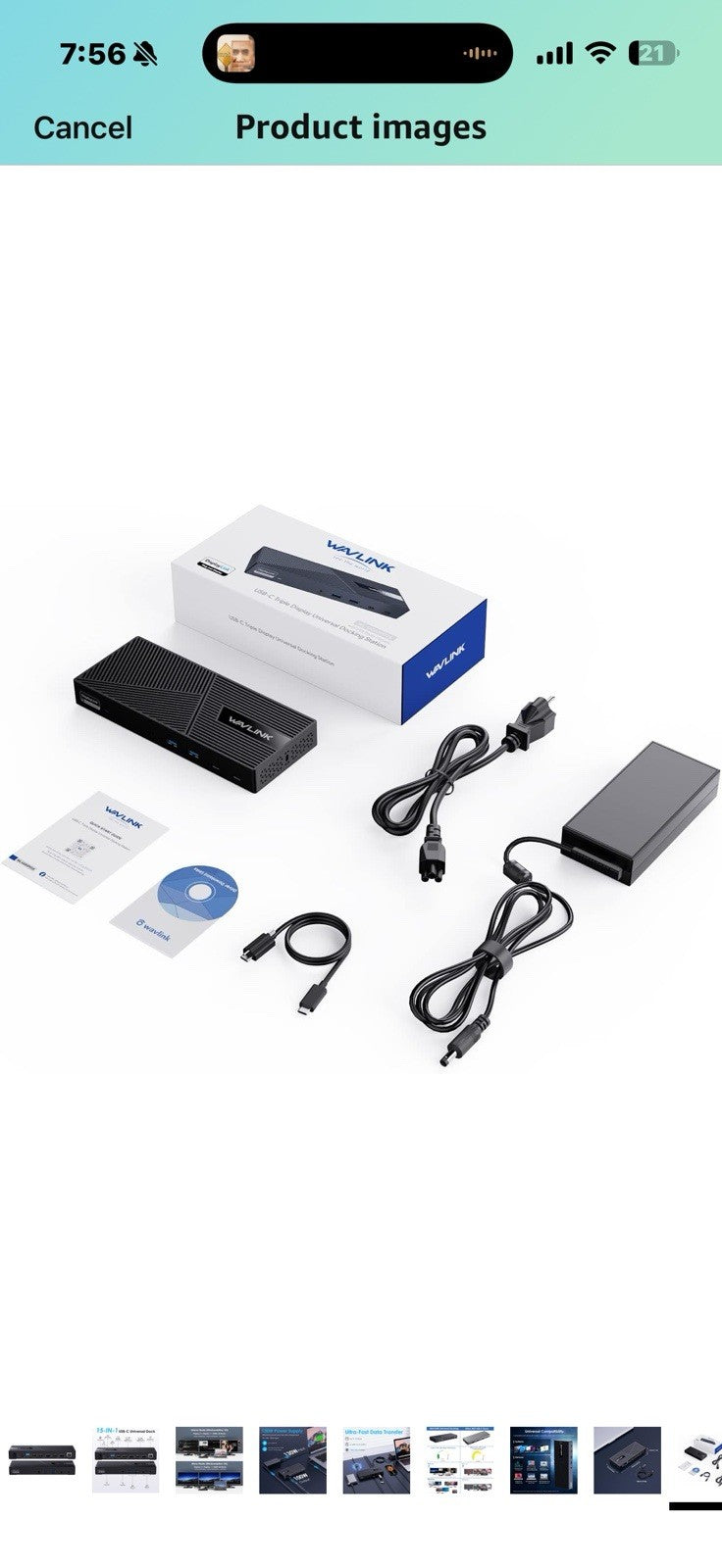 WAVLINK USB C Triple Monitor Docking Station 13-in-1 Displaylink