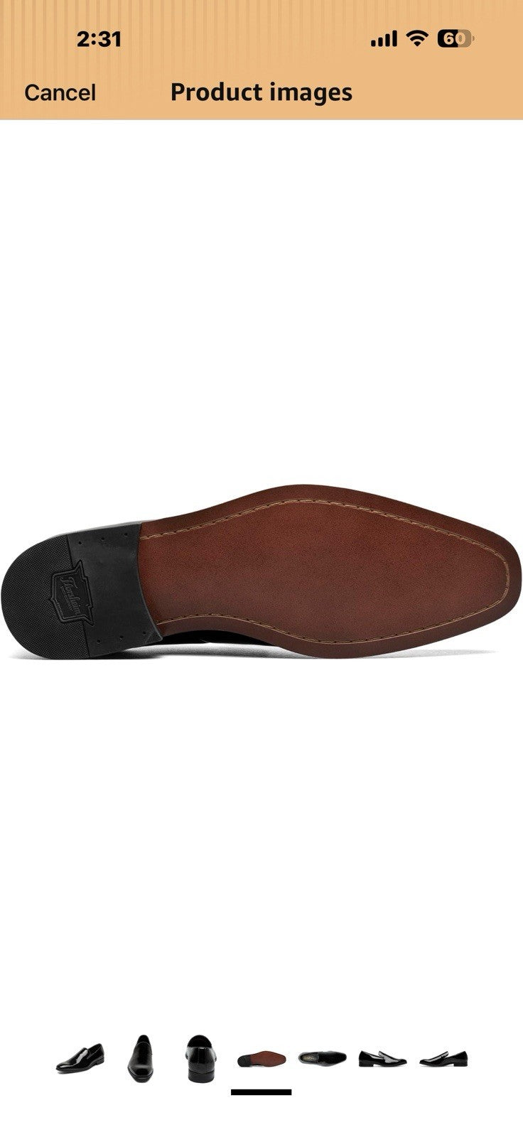 Florsheim Mens Alzano Plain Toe Slip on Size 11
