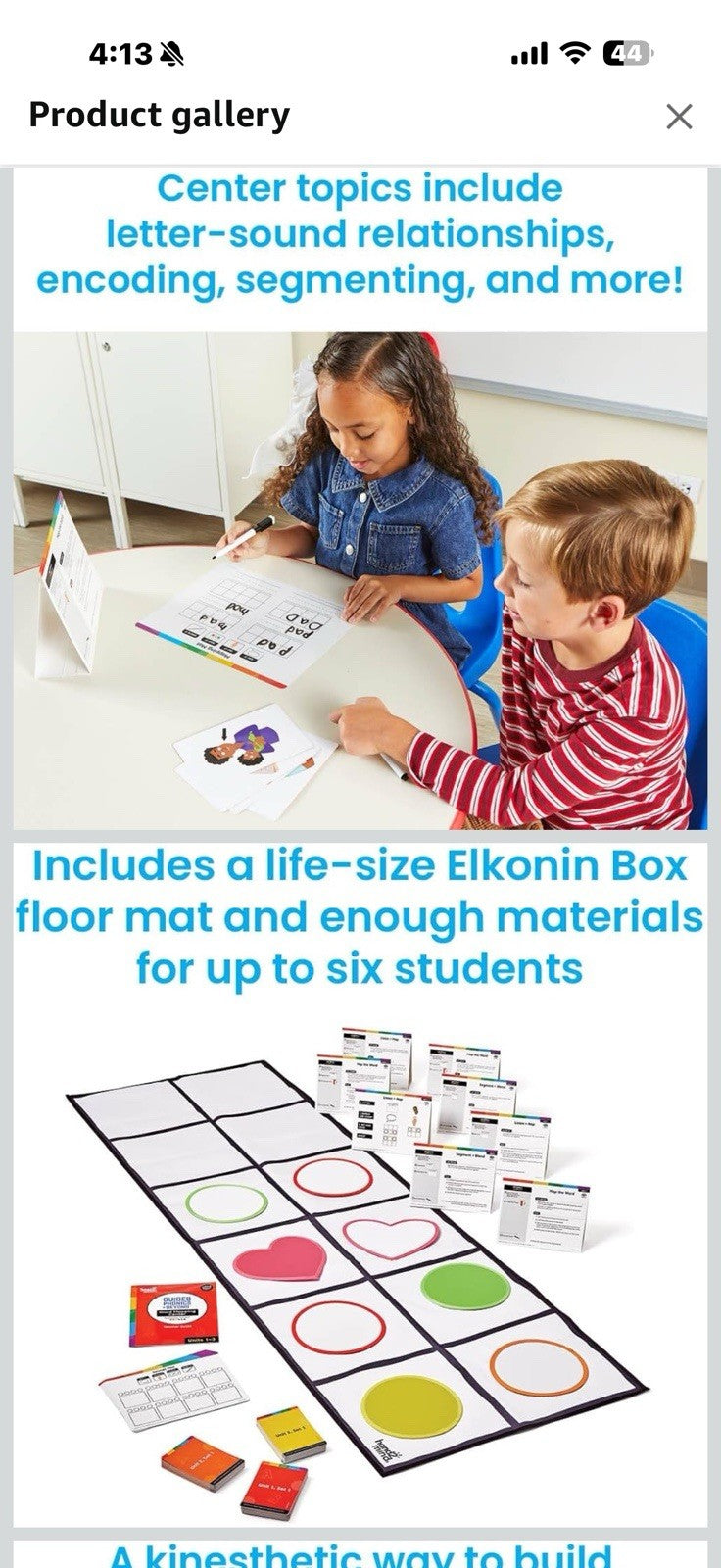 hand2mind Guided Phonics + Beyond Word Mapping Center, Units 1-3, 