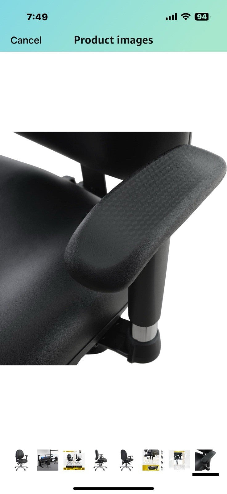 Romig Conley 24/7 Vinyl Office Chair Big & Tall 400lb Max Weight,