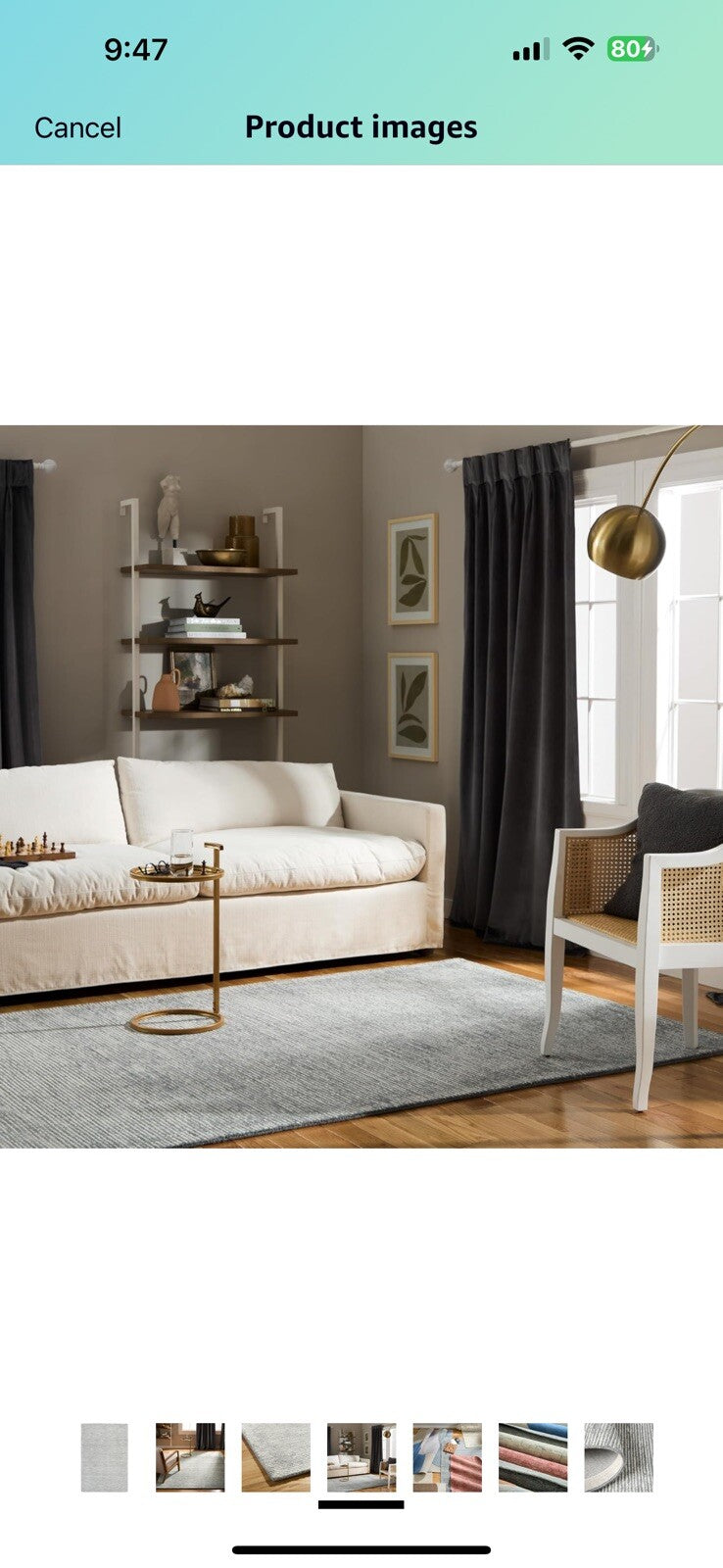 TOWN & COUNTRY LUXE Rita Ribbed Textured Hand Tufted 100% Wool Area 8* 10