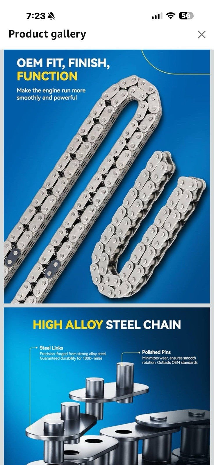 PHILTOP Timing Chain Kit Compatible with Suzuki Grand Vitara