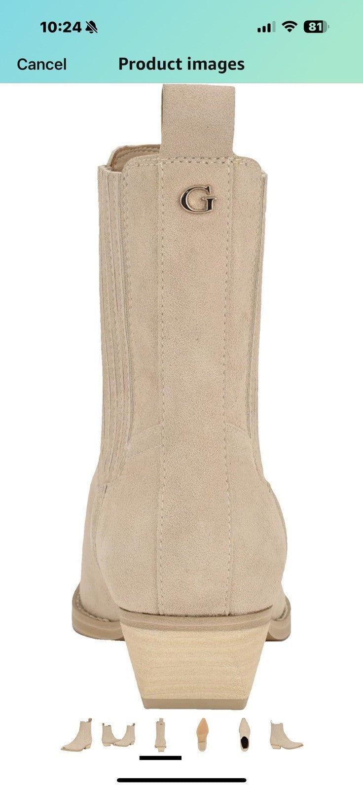 GUESS Women's Lanna Ankle Boot Size 9