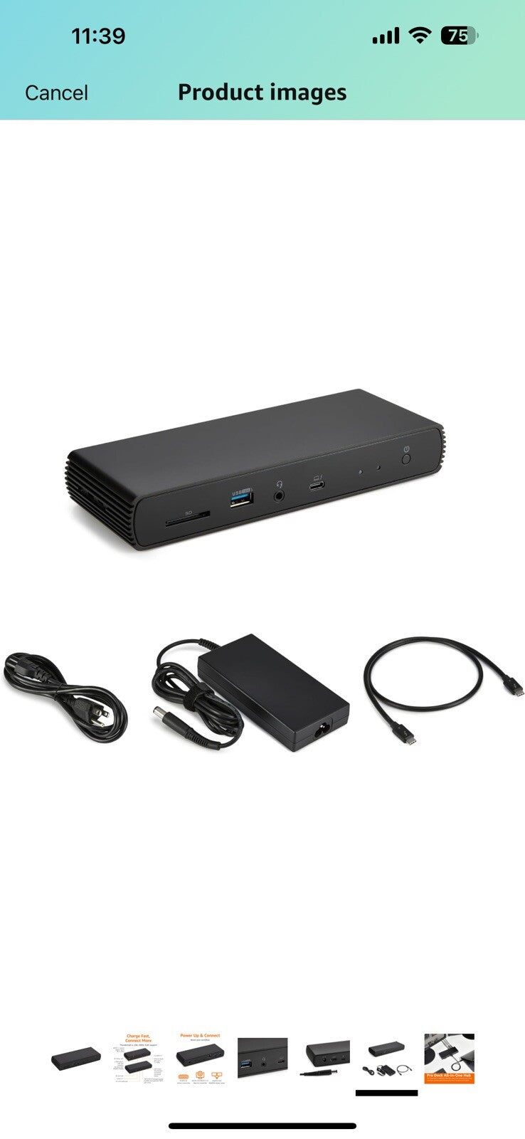 Amazon Basics Thunderbolt4/USB4 Pro Docking Station,2xTBT4,1xHDMI2