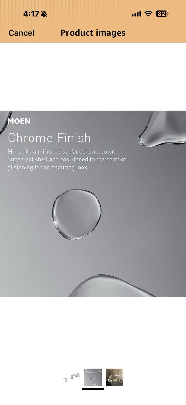 Moen Chateau Chrome Two-Handle Roman tub Faucet
