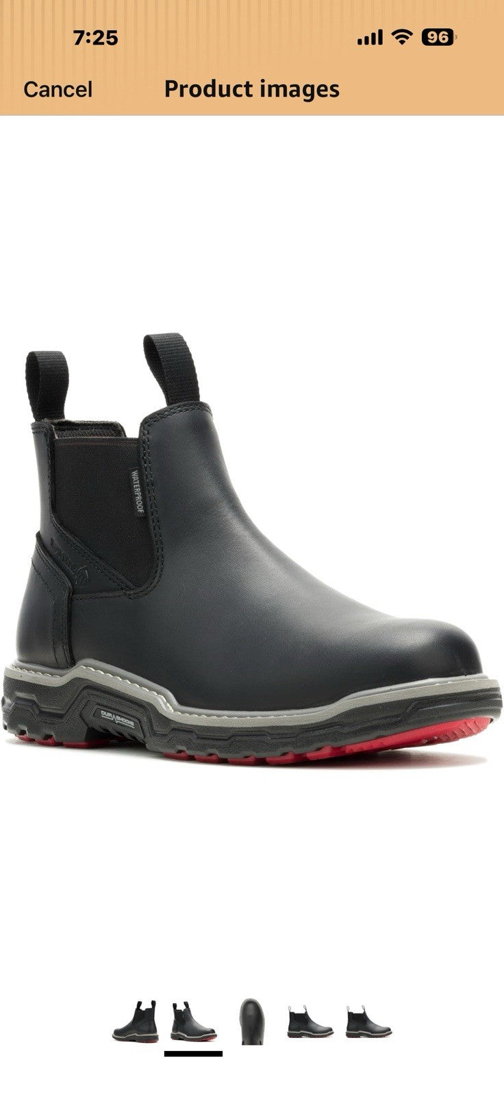 Wolverine mens Lockhard Durashocks Waterproof Romeo Size 10