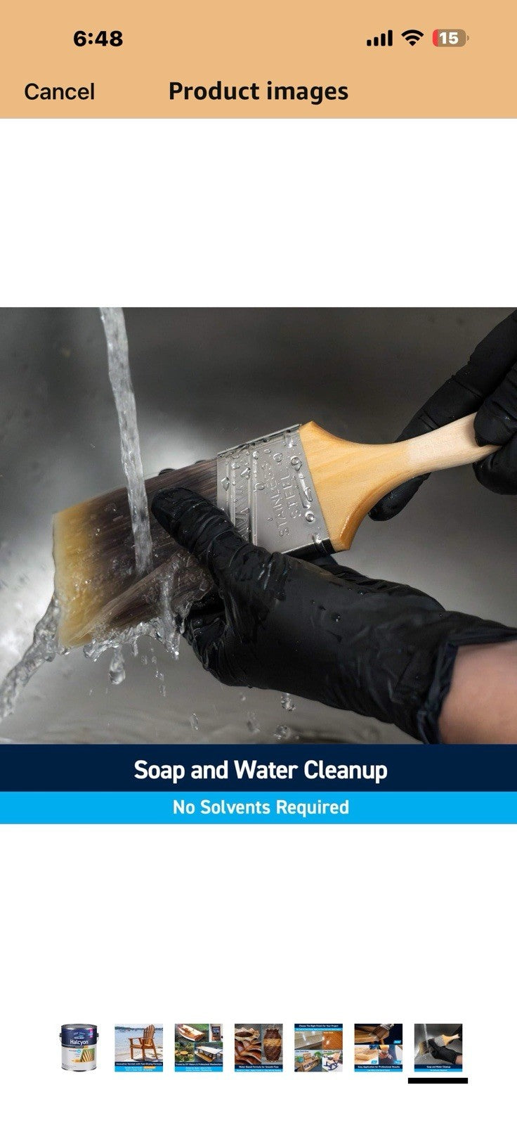 TotalBoat Halcyon Water-Based Marine Varnish | Fast-Drying Polyurethane