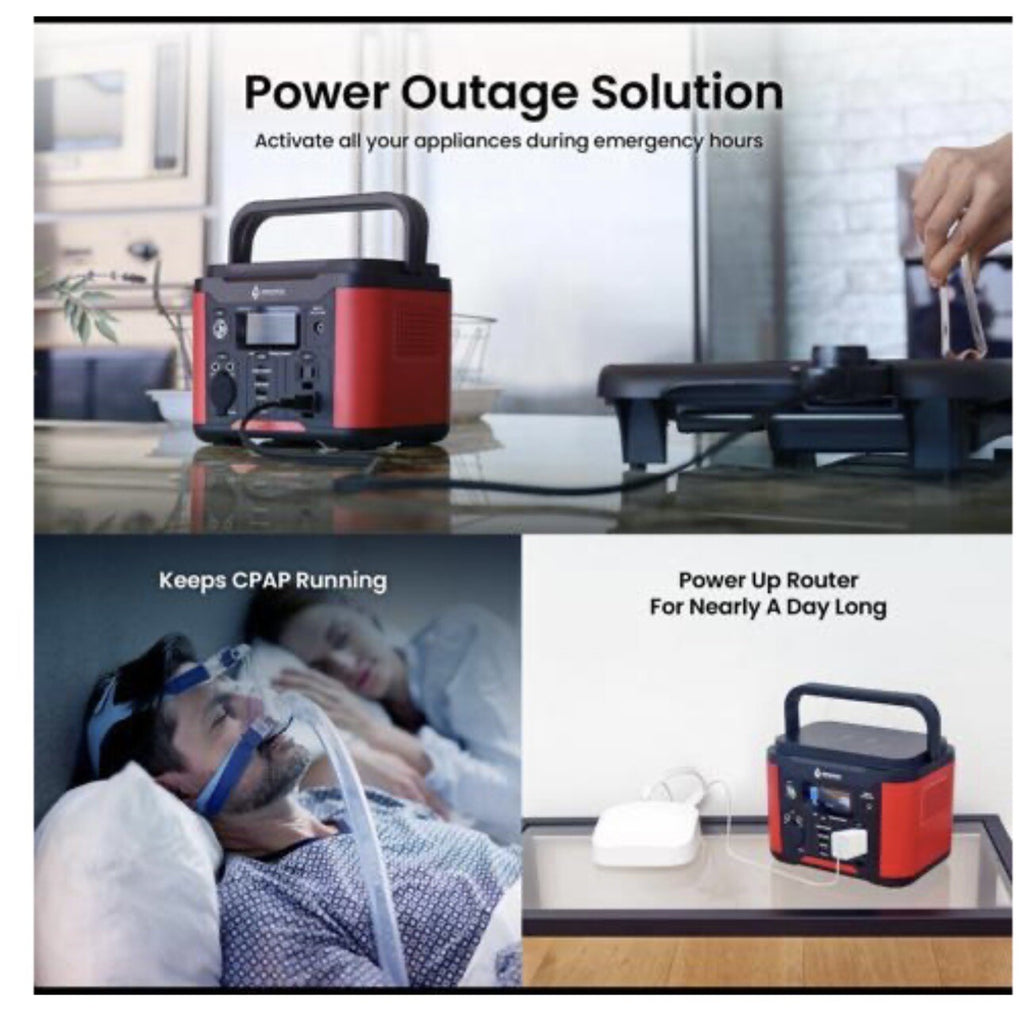 ARROWHEAD OUTDOOR 296WPortable Power Station, Lithium, Solar Generator,