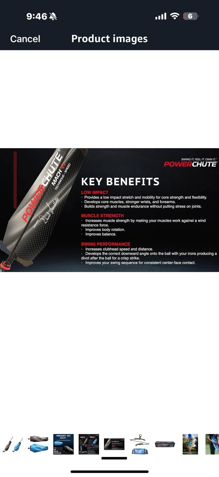 PowerPro Sports: Powerchute Mach II - Golf Swing Training Aid by David 