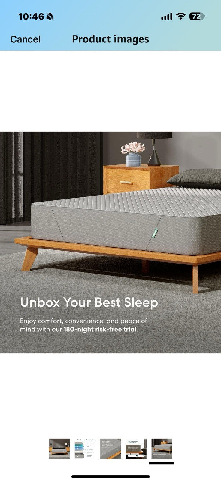 Siena 14" Twin Memory Foam Mattress & 2 Bonus Pillows - Medium Firm -