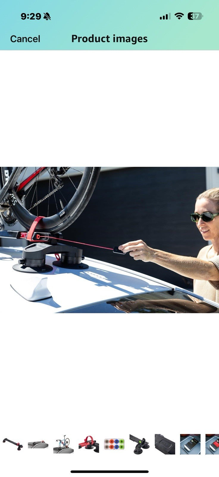 Allen Smart Suction™ Roof Mount 1-Bike Rack, Model SB-01