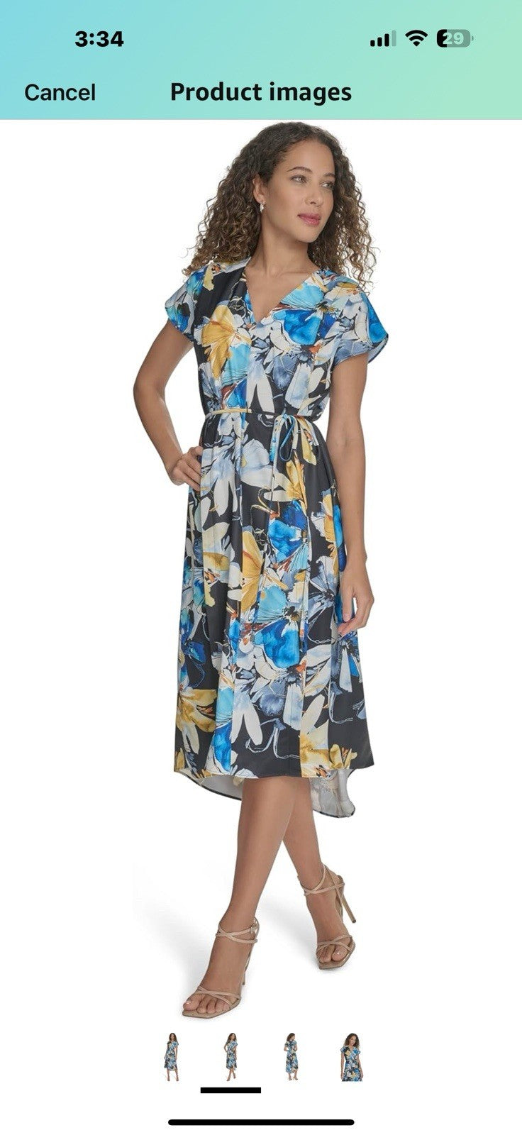 Calvin Klein Women's Floral Casual Career Event Dress Size 10 