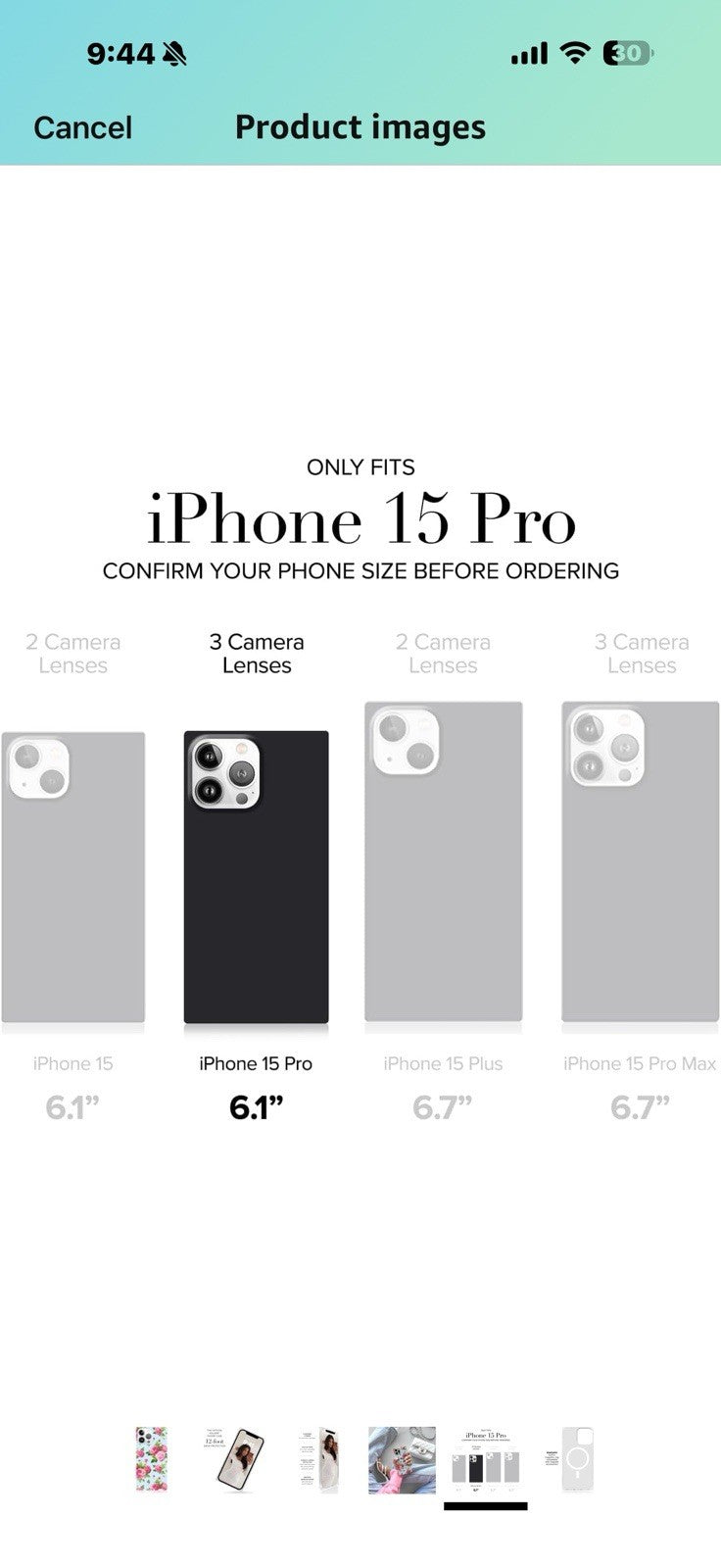 Flaunt Official Square Protective Case - Compatible with iPhone 15 Pro