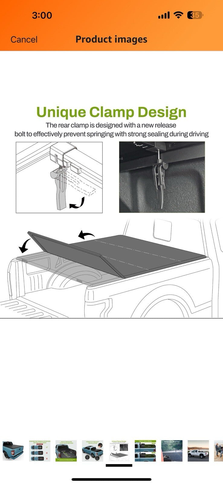 AUTOSAVER88 Soft Quad-fold Truck Bed Tonneau Cover Fits for Toyota
