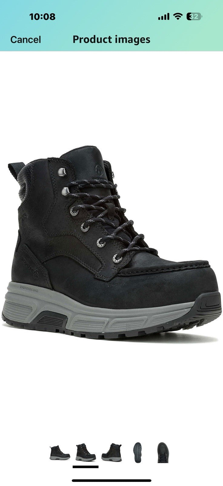 Wolverine Men's Ride Performance Waterproof Composite Toe Wedge Construction