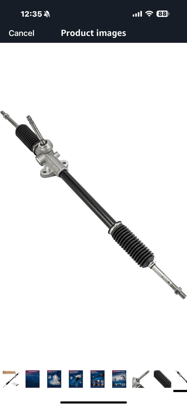 KAX Manual Steering Rack and Pinion Compatible with Hyundai Accent 2012