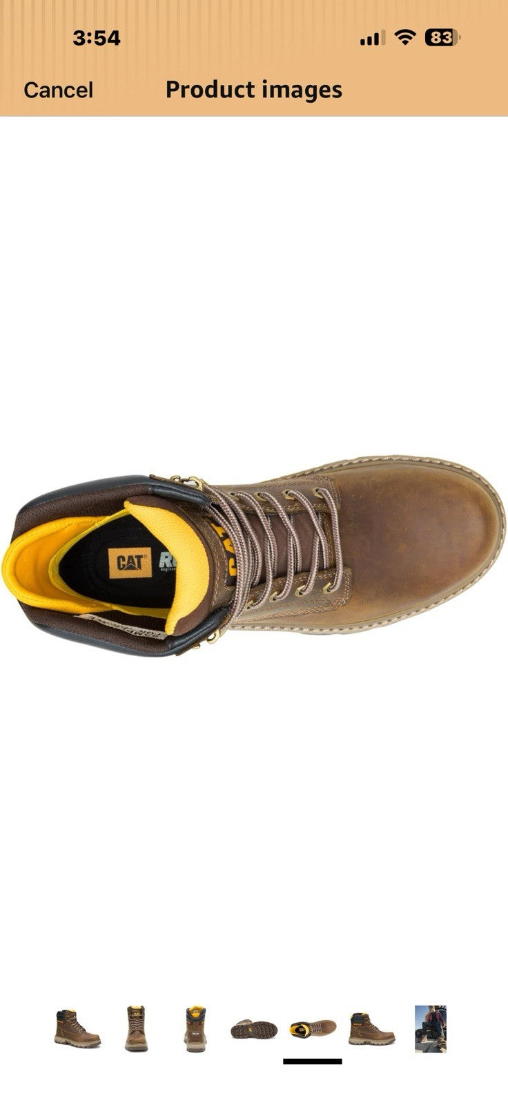 CAT Unisex Adult Colorado Equip 6" Waterproof  Size 10 