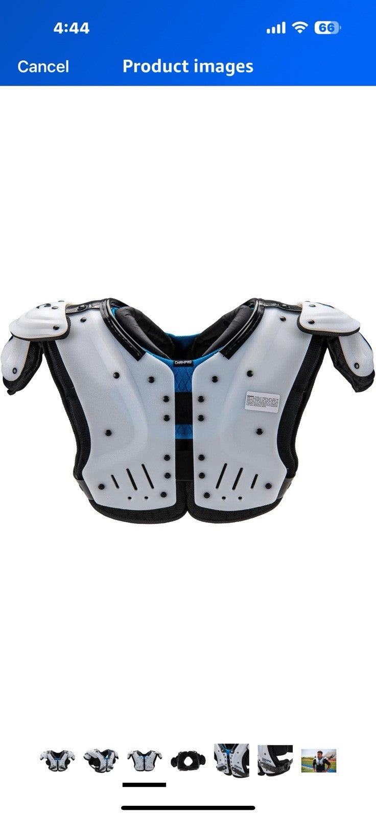 CHAMPRO Falcon Lineman Shoulder Pad X Large 