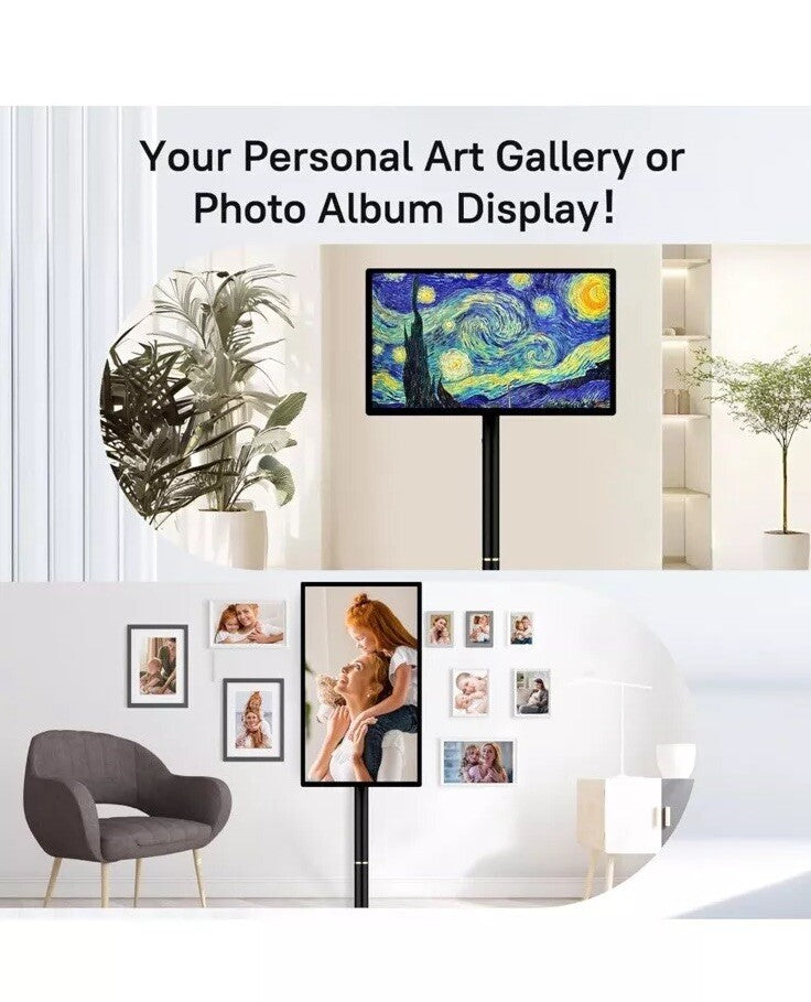 1080P 27-Inch Portable TV Touchscreen Monitor,Qualcomm 8-core CPU,8G RAM