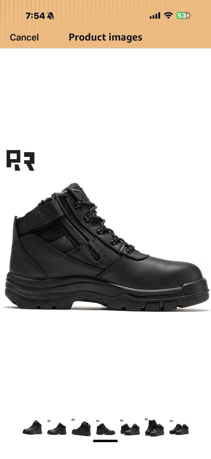 ROCKROOSTER 5 Inch Wheat Oxford Work Boots for men, Composite