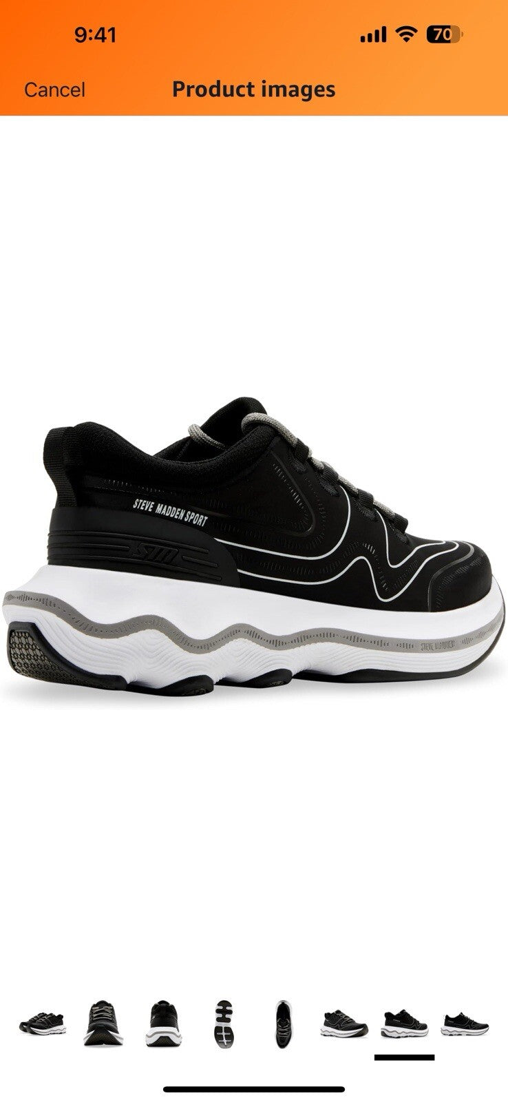 Steve Madden Men's Pressure Sneaker Size 8 