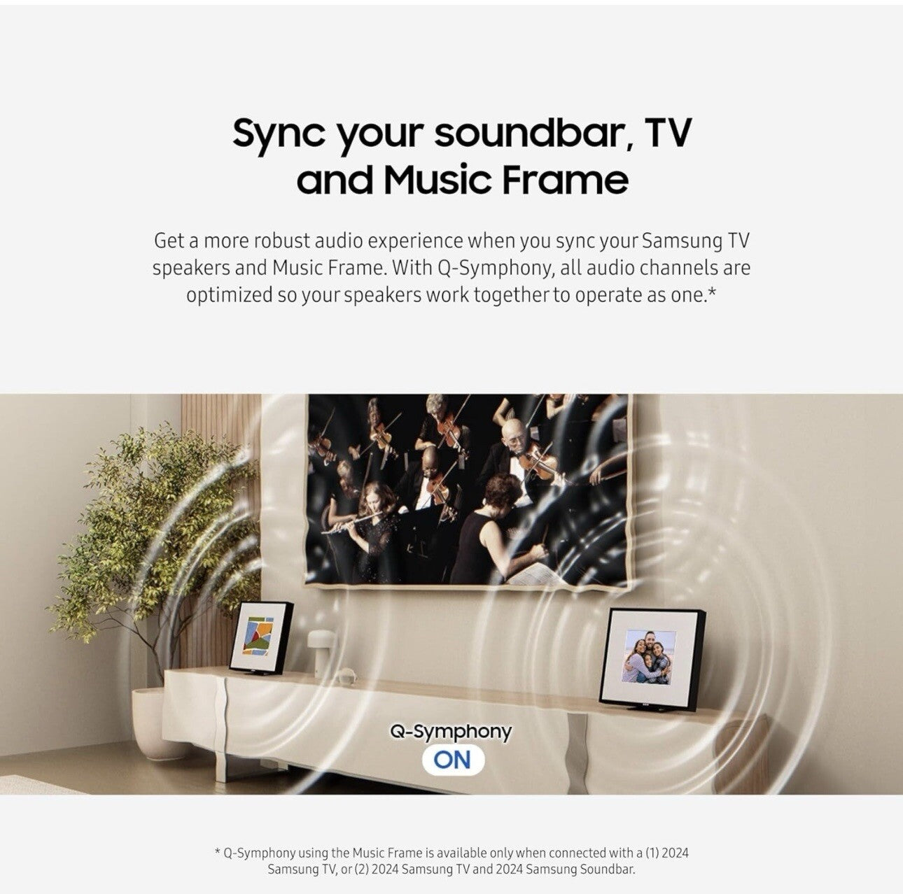SAMSUNG LS60D Music Frame Smart Speaker with Dolby Atmos Audio