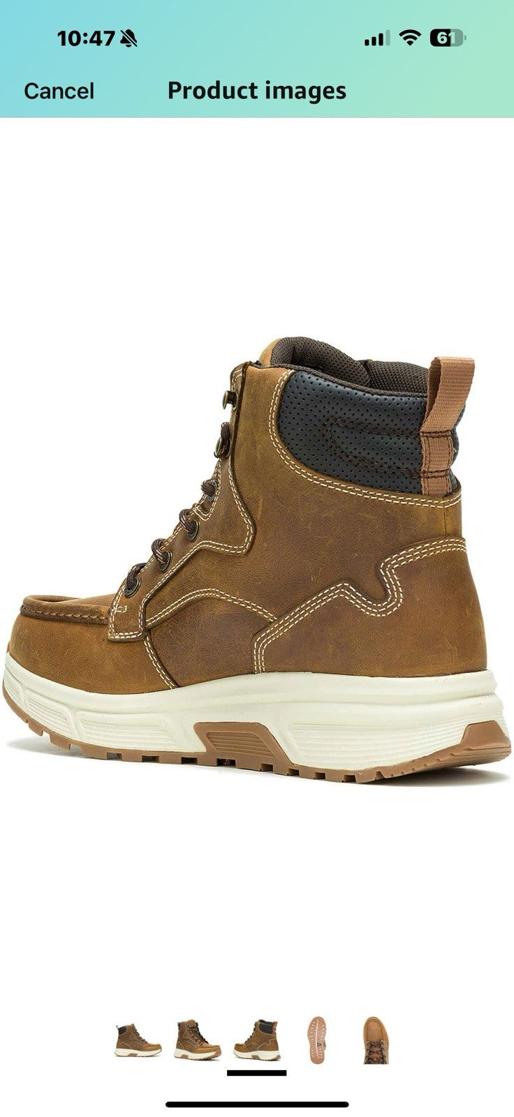 Wolverine Men's Ride Performance Waterproof Wedge Construction Boot