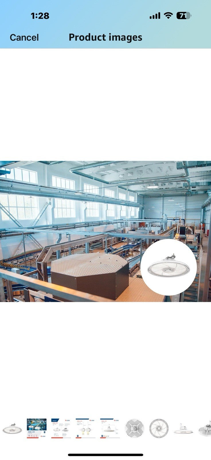 Lithonia Lighting REBL Round High Bay LED Light
