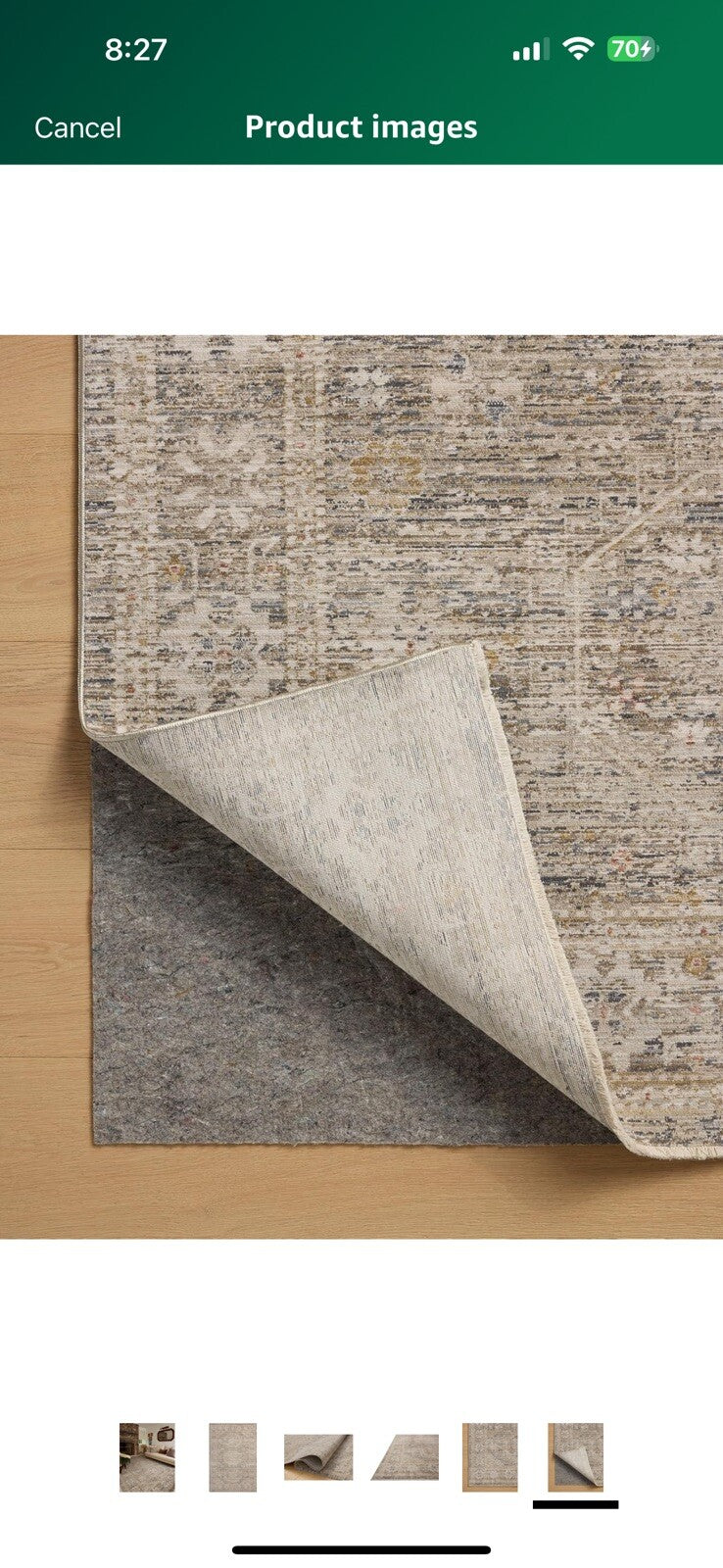 Loloi Chris Loves Julia Ida Collection IDA-01 Taupe/Multi 7'-10" x 10', 