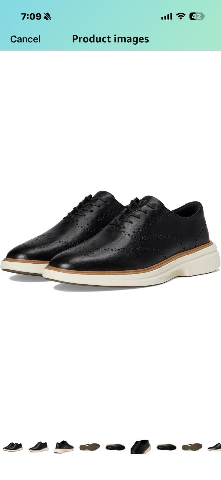 Cole Haan Men's Originalgrand Cityspectre Wingtip Oxford Size 9