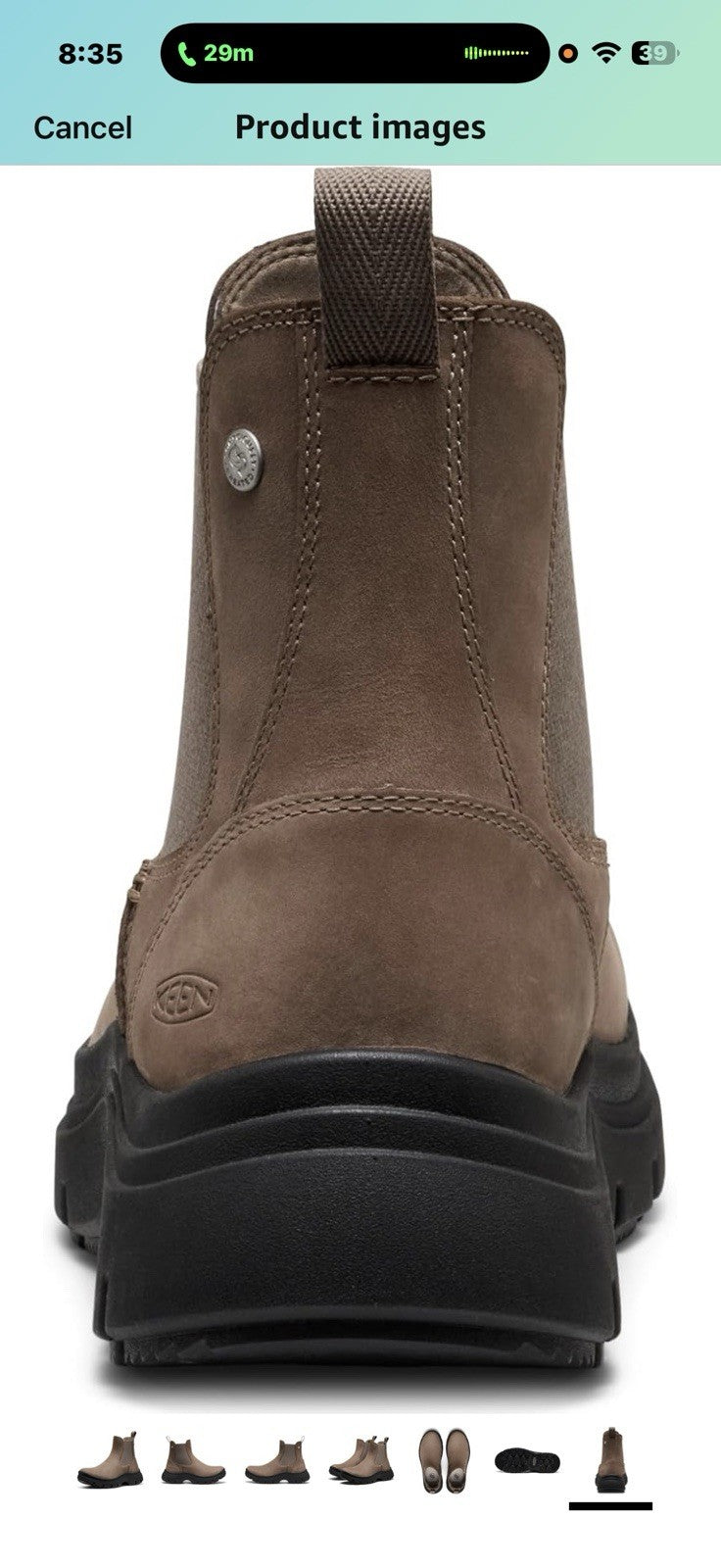KEEN womens Kosa Chelsea Classic Platform Style Comfortable Pull On7.5