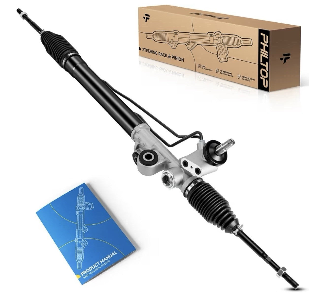 PHILTOP Power Steering Rack and Pinion Compatible with Chevy Colorado 