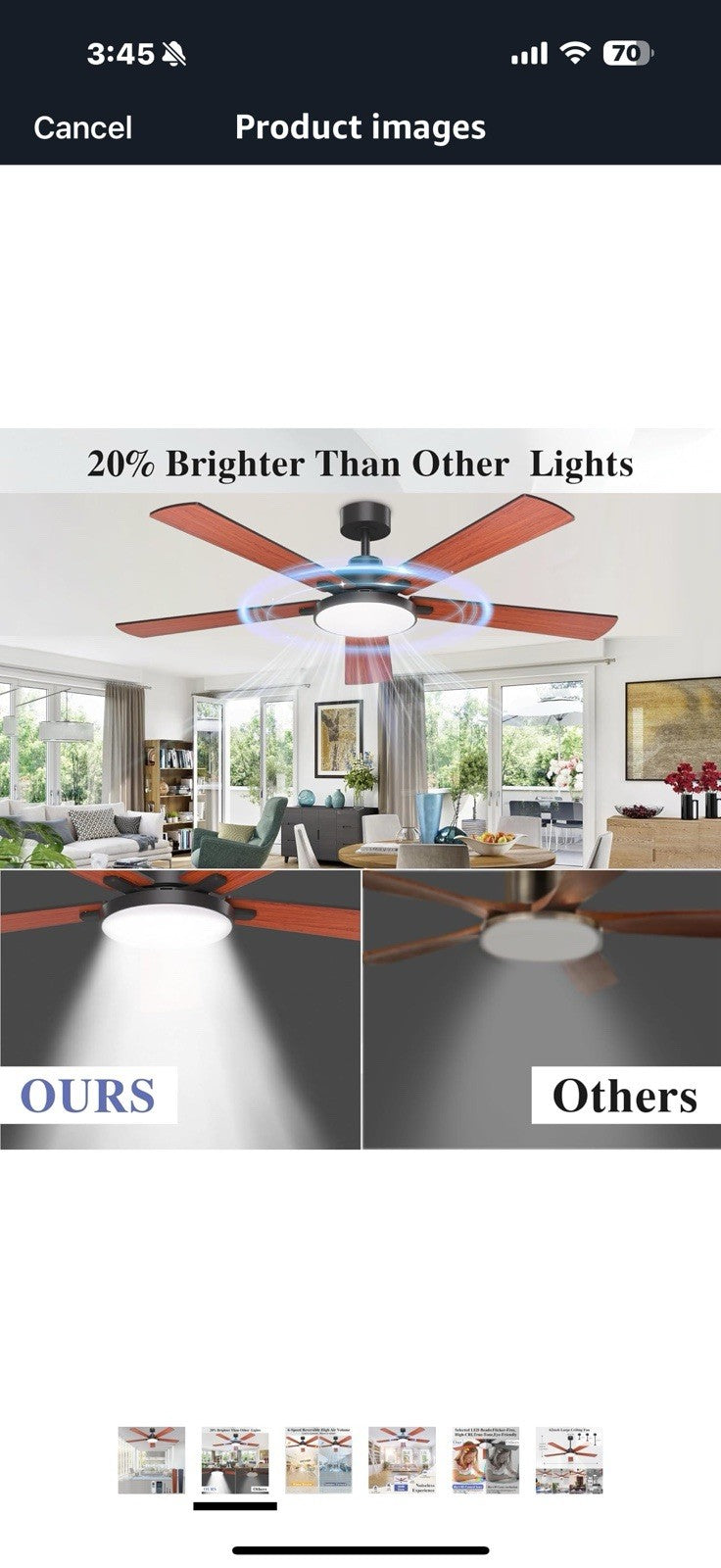 62 inch Ceiling Fans with Lights and Remote Control,Indoor