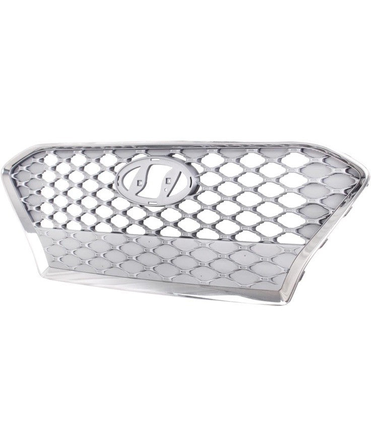 Chrome Front Grille Compatible with 2018-2021 Hyundai Kona Limited/Trend