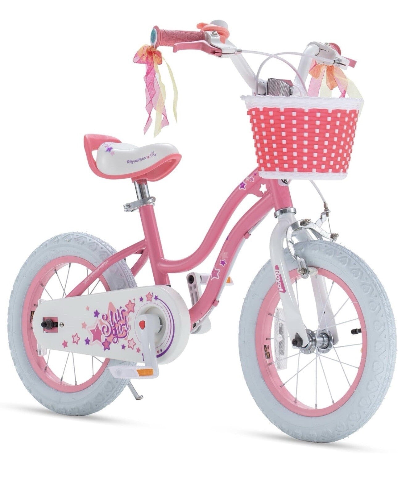 Royalbaby EZ Stargirl Kids Bike,Easy Learn Balancing to Biking,12 Inch
