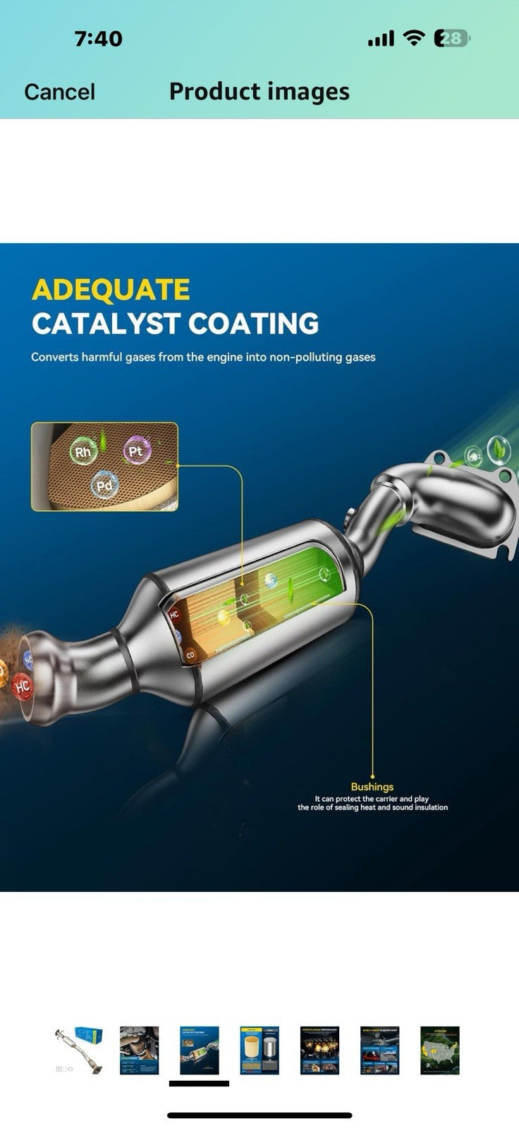 PHILTOP Catalytic Converter Kit Compatible with Buick, Chevrolet, Pontiac 